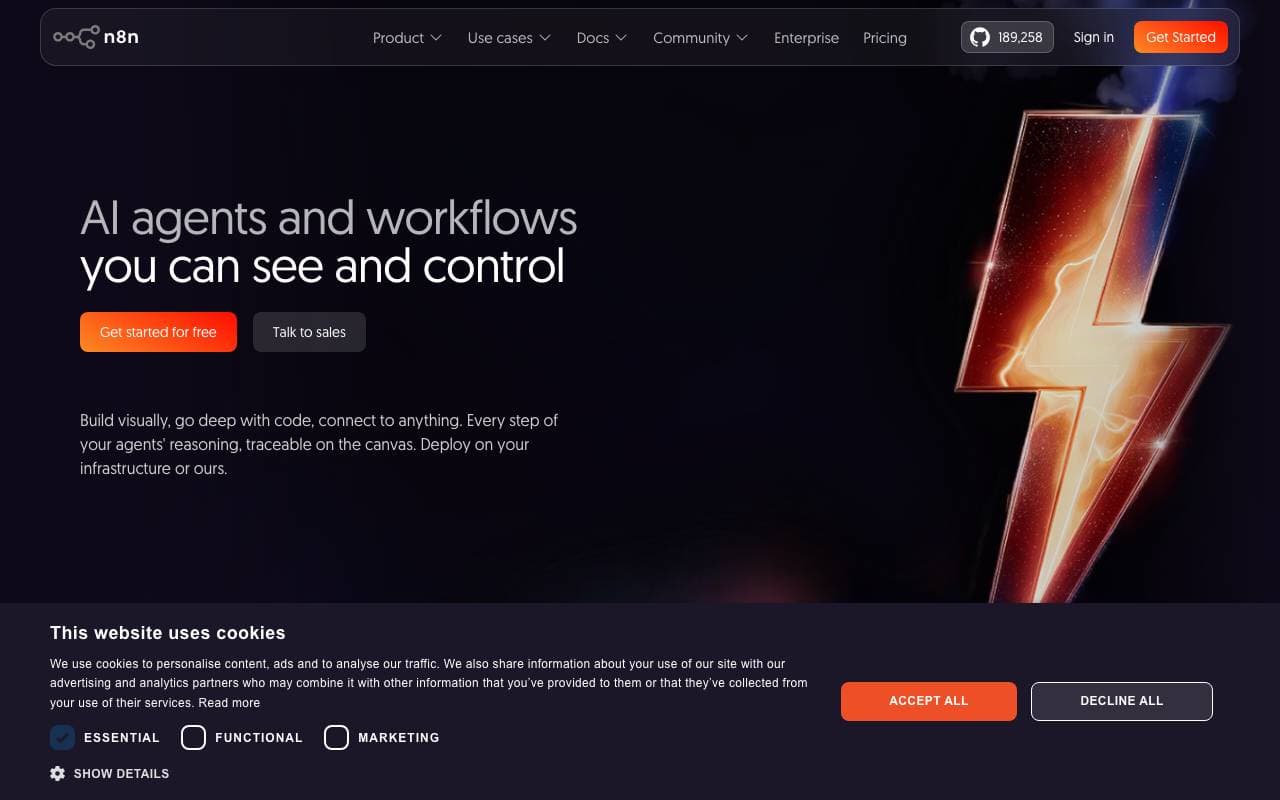 n8n interface preview