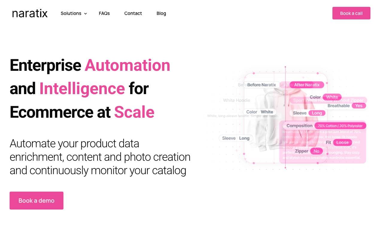 Naratix interface preview