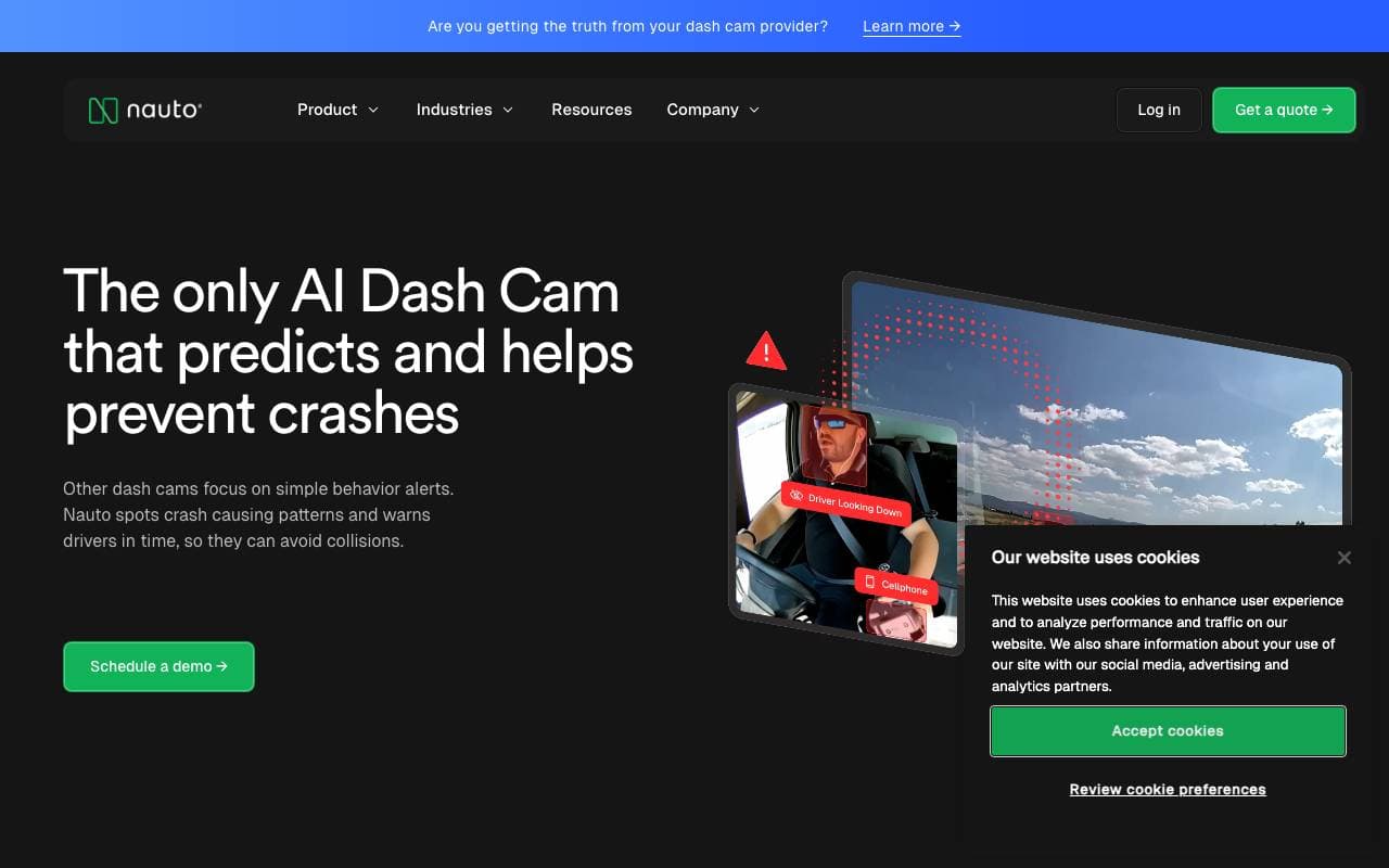 Nauto interface preview