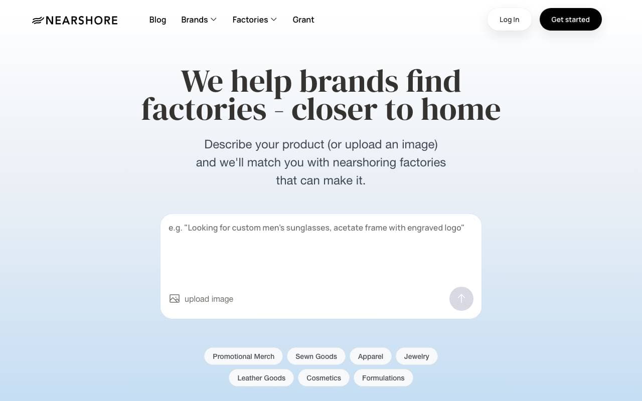 Nearshored interface preview