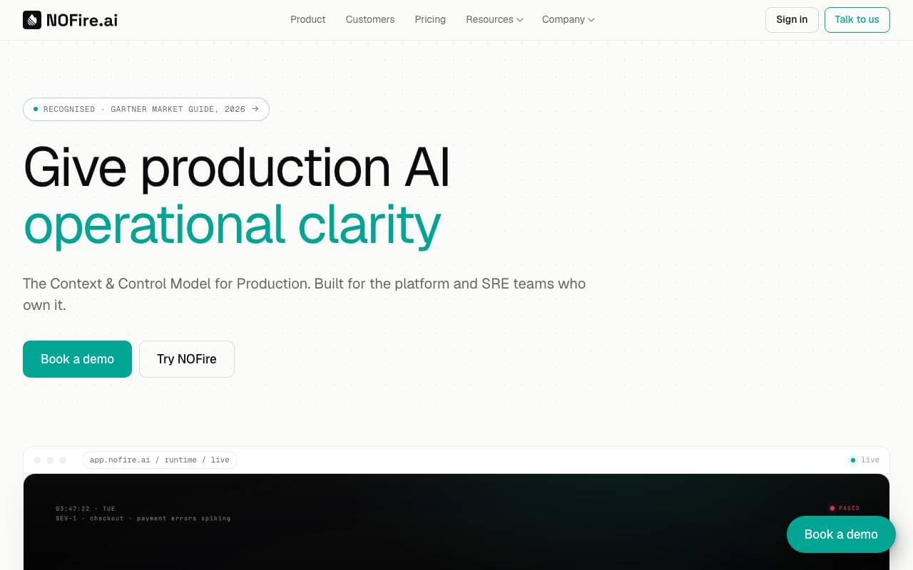 NOFireAI interface preview