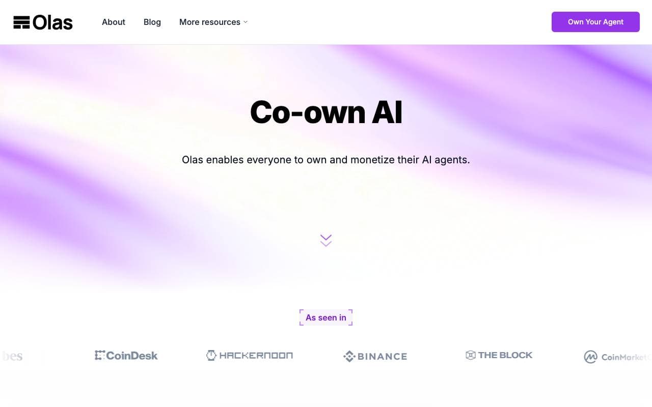 Olas interface preview