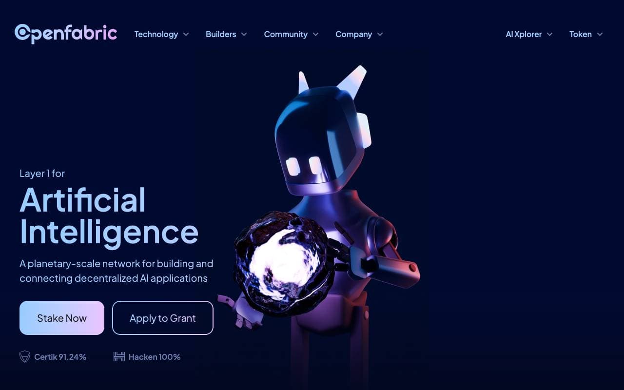 Openfabric interface preview