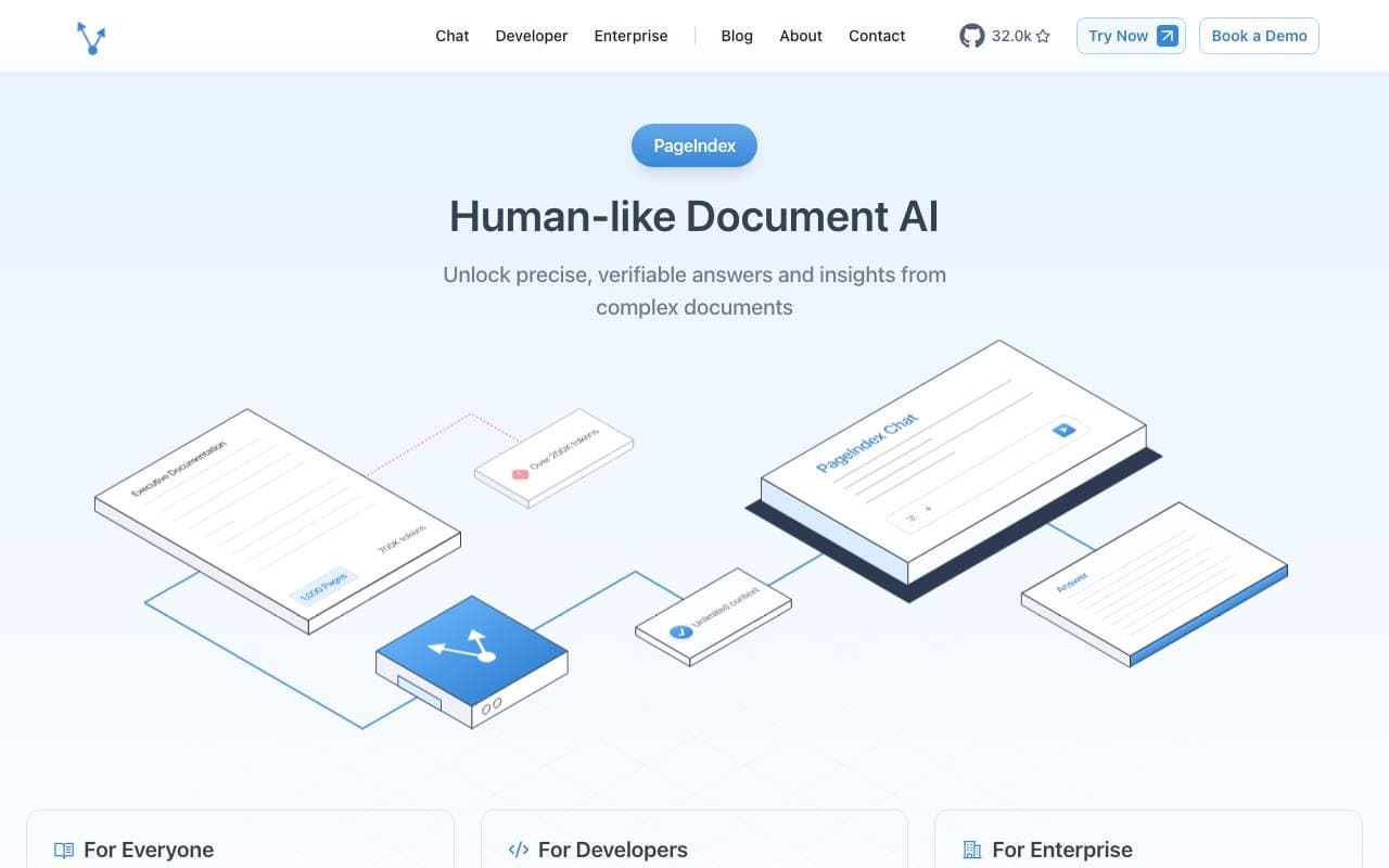 PageIndex interface preview