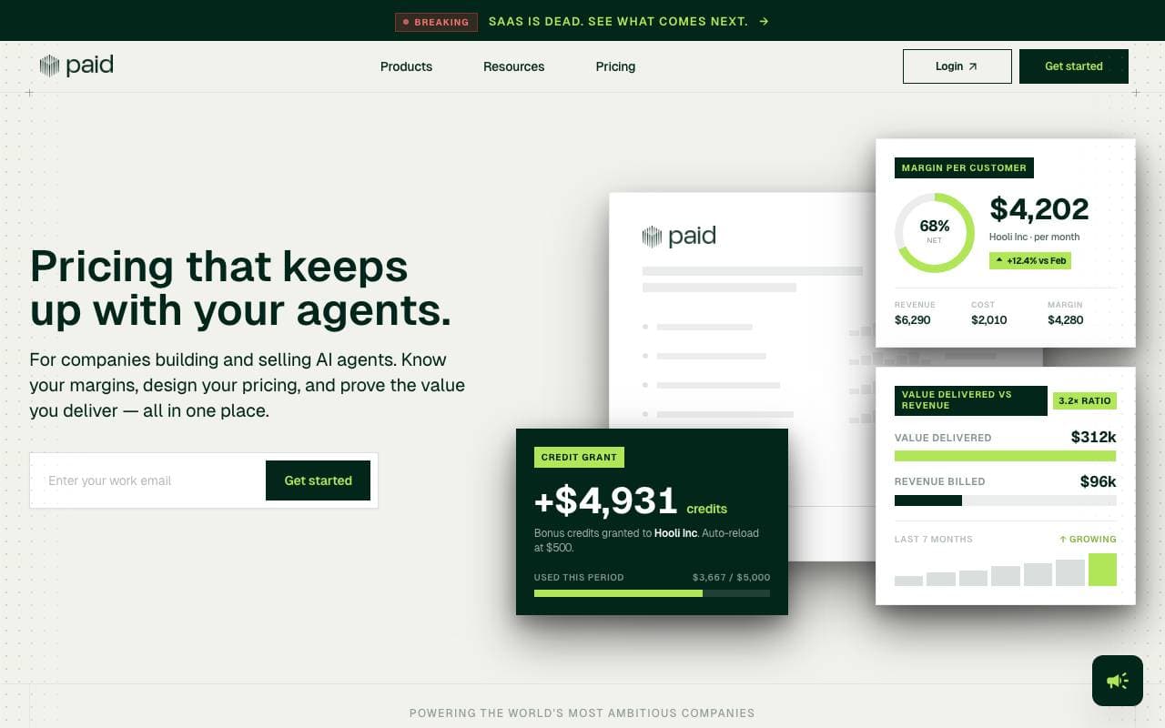 PaidAI interface preview