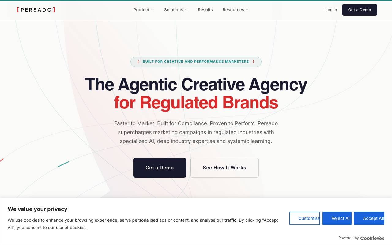 Persado interface preview