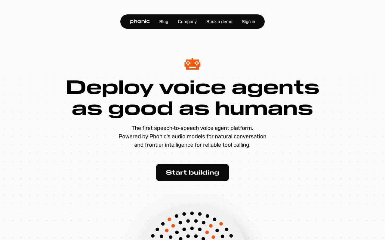 Phonic interface preview