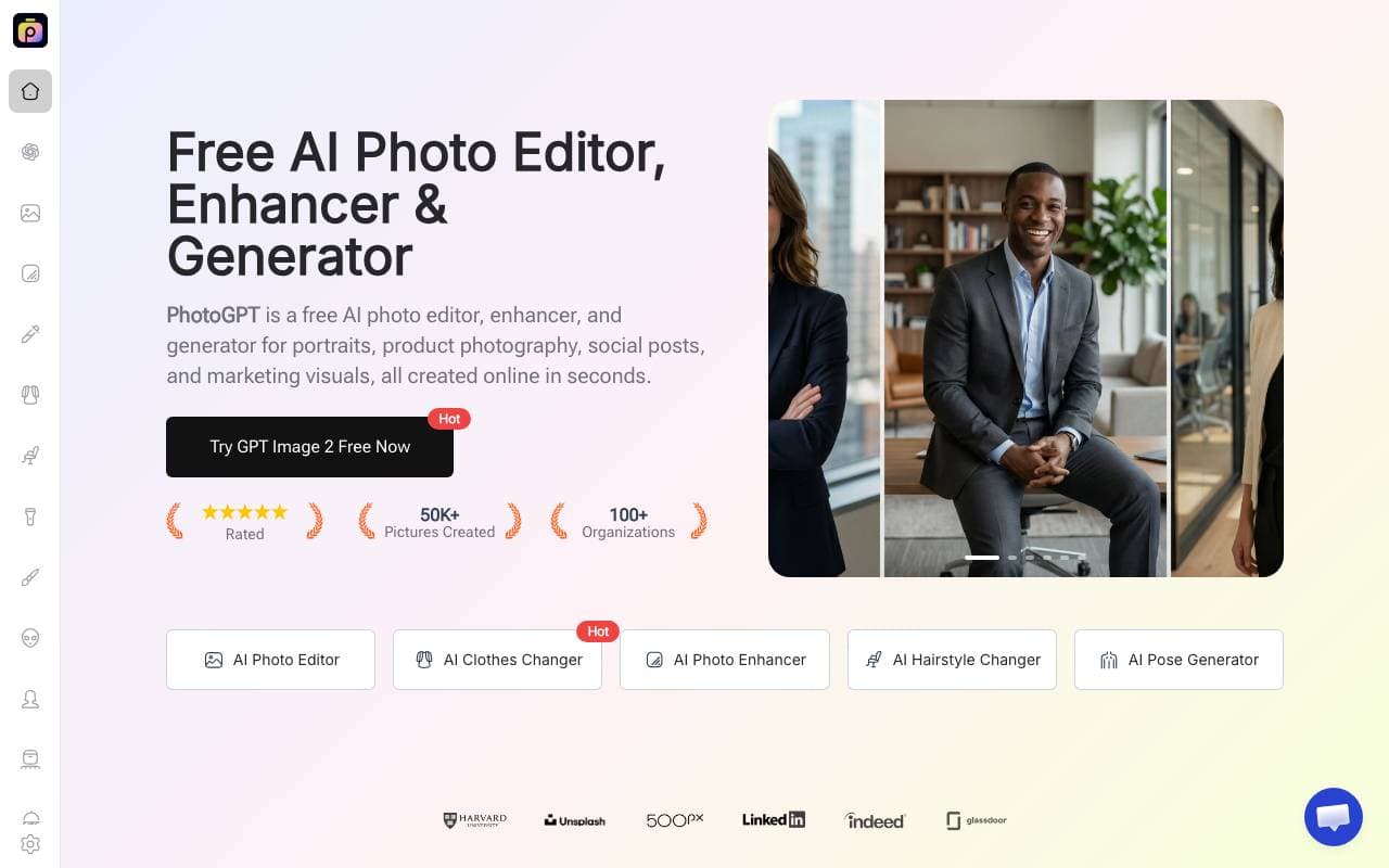 PhotoGPT interface preview