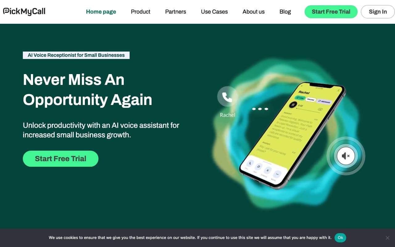 PickMyCall interface preview