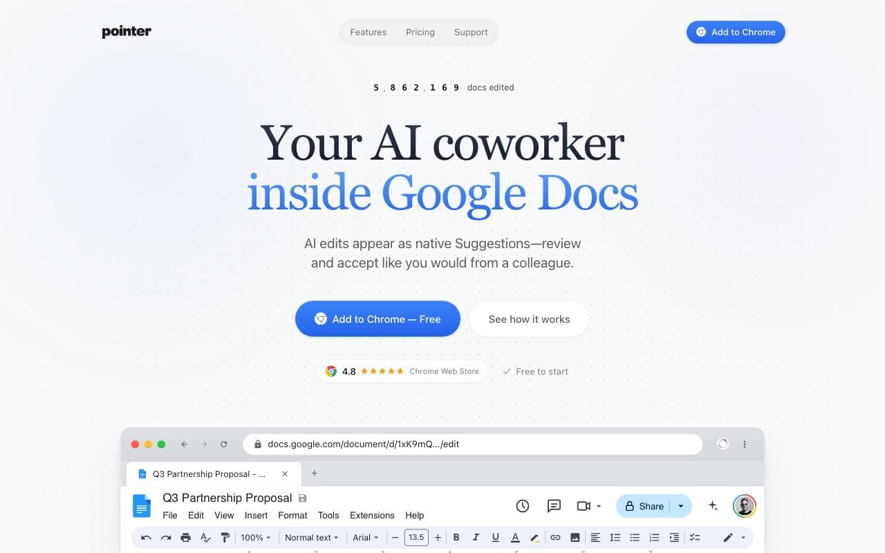 Pointer interface preview