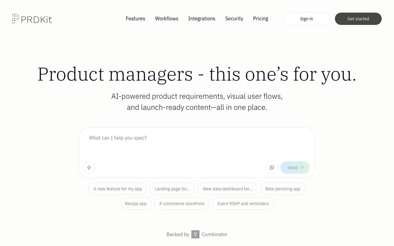 PRDKit interface preview