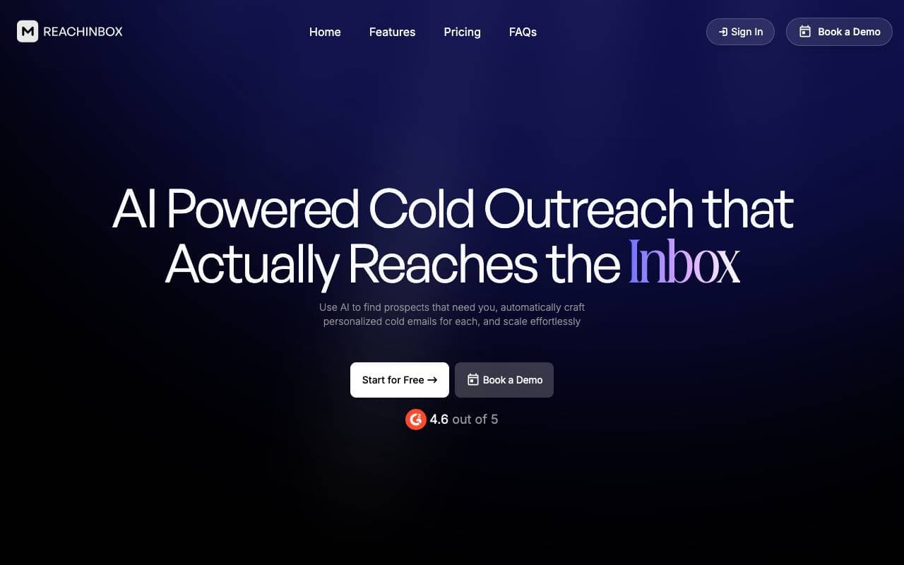 reachinbox interface preview