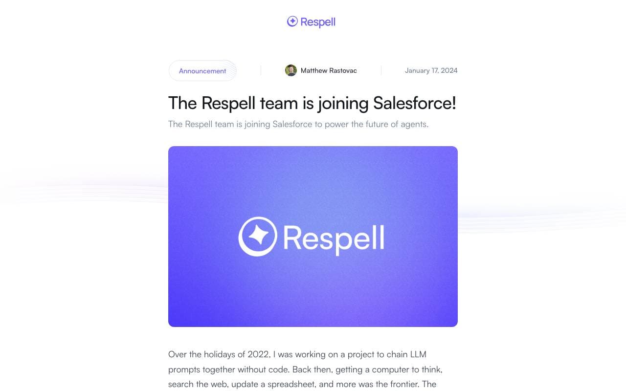 Respell interface preview