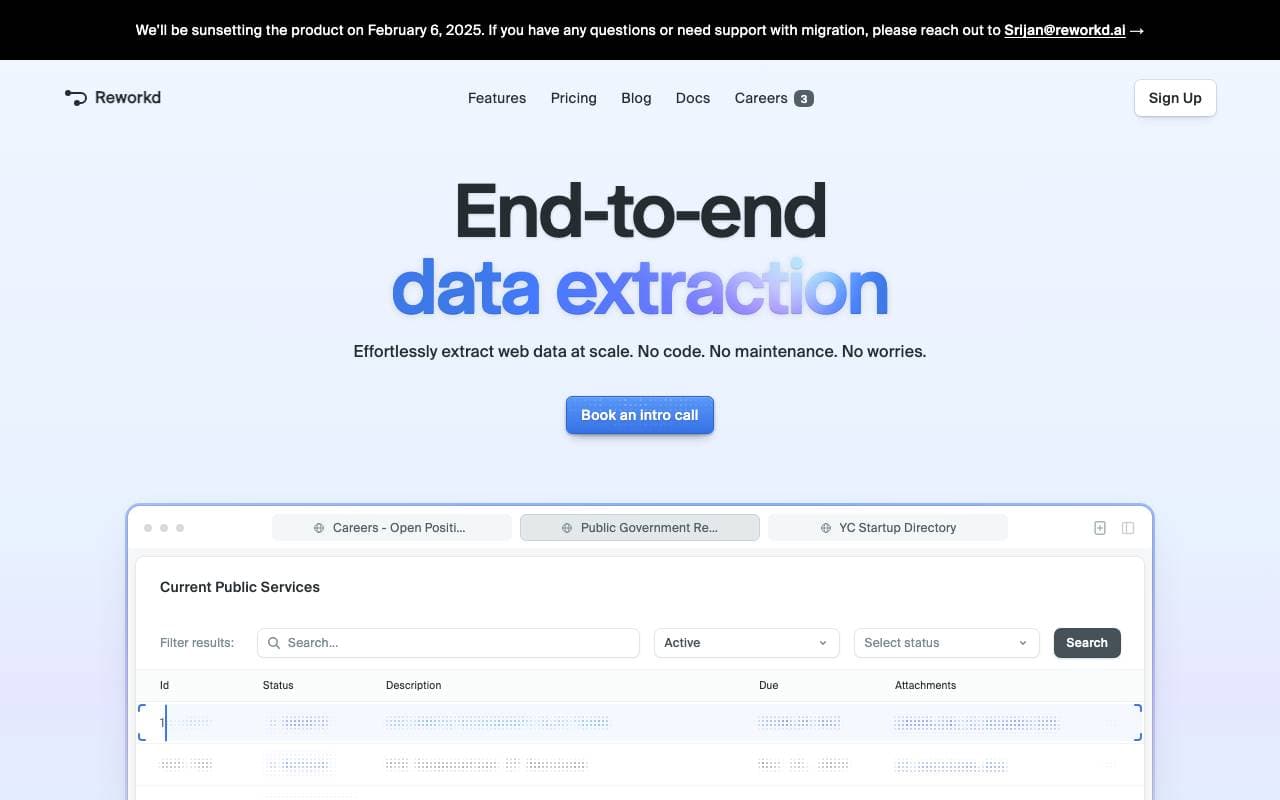 Reworkd interface preview