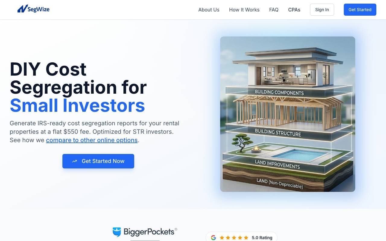 SegWize interface preview