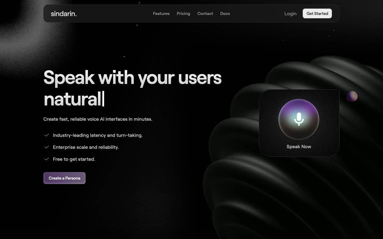 Sindarin interface preview