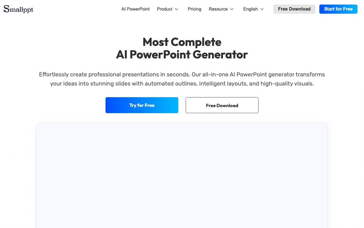 Smallppt interface preview