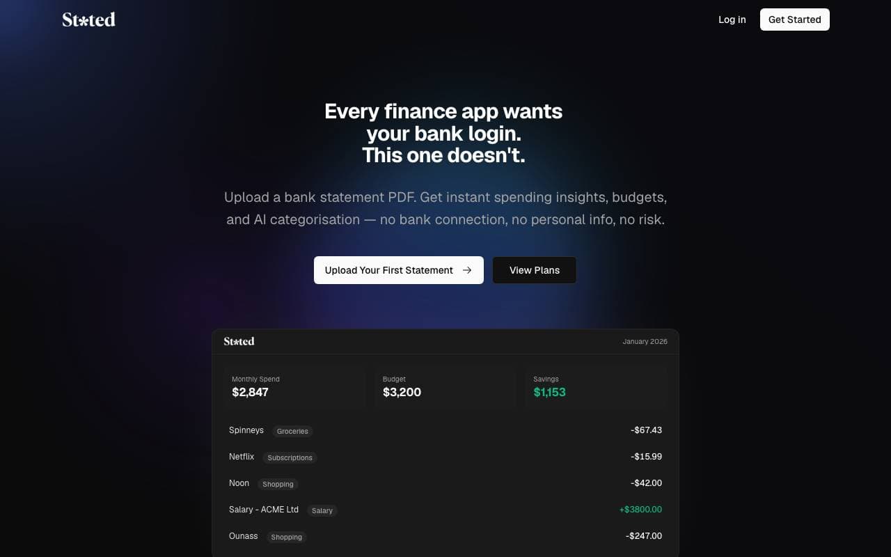 Stated interface preview