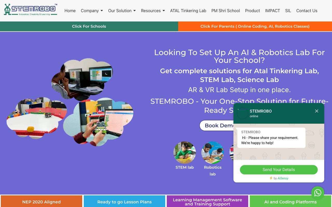 Stemrobo interface preview
