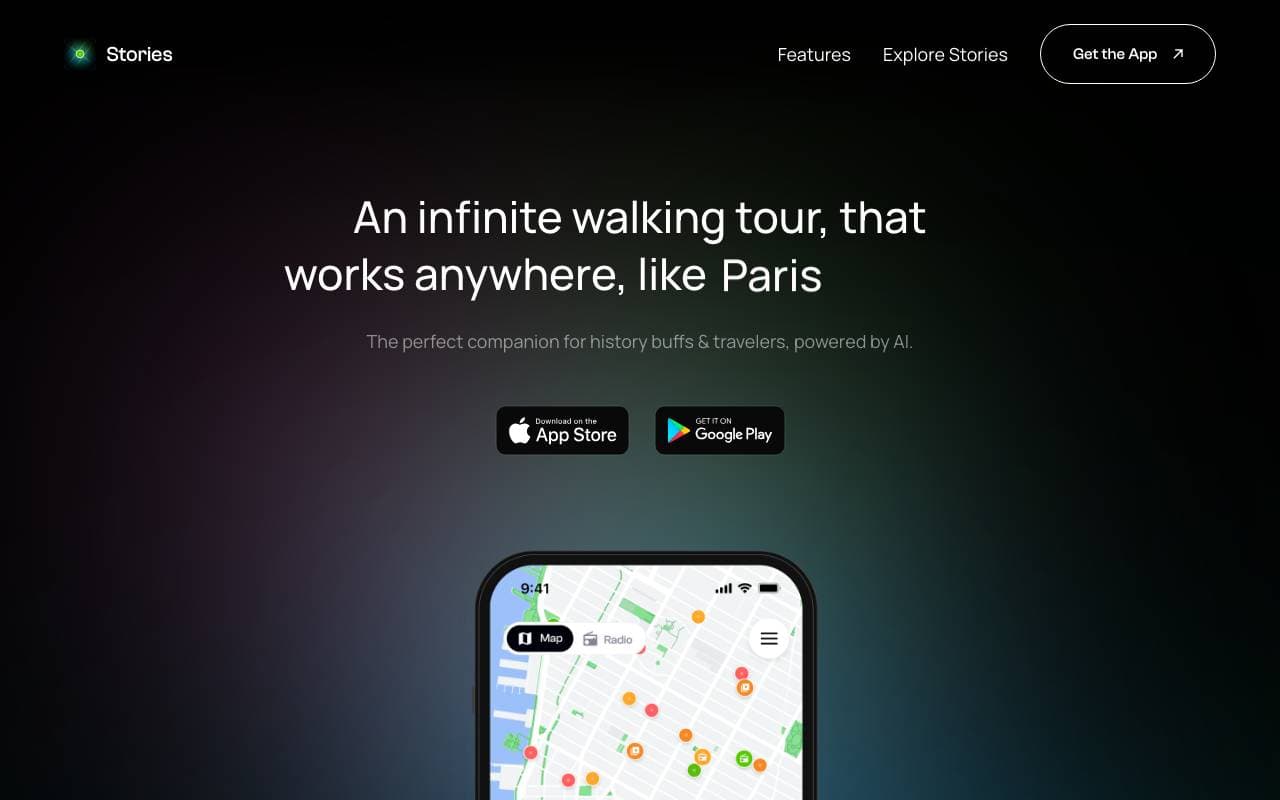 Stories interface preview