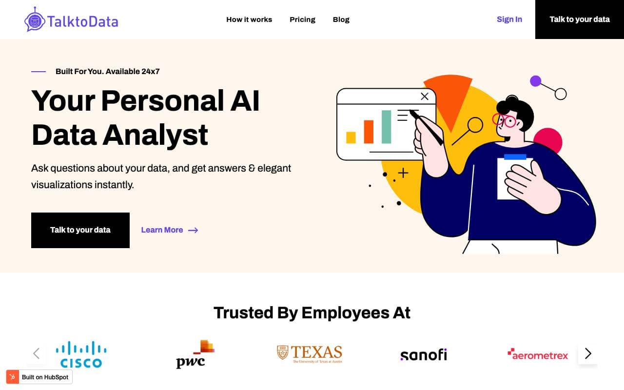 TalktoData interface preview