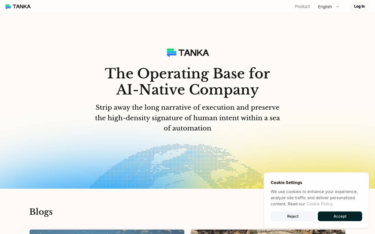 Tanka interface preview