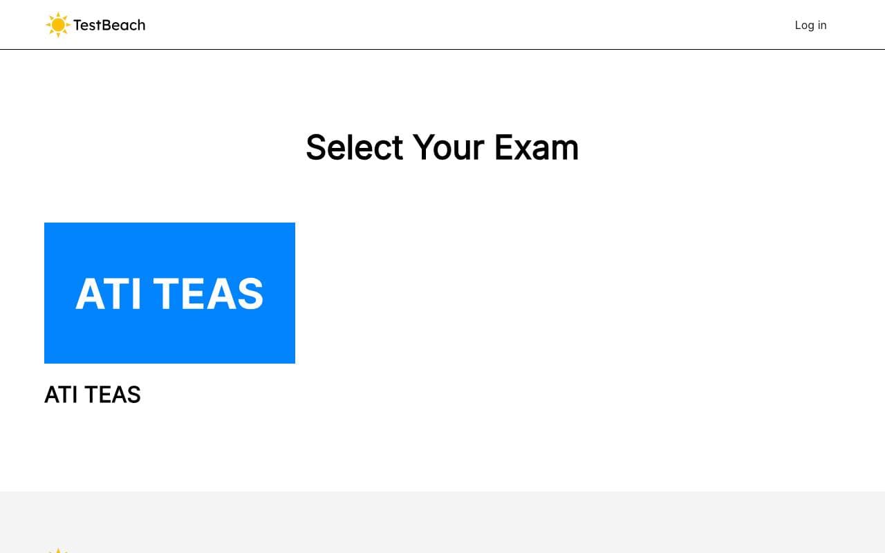 Testbeach interface preview