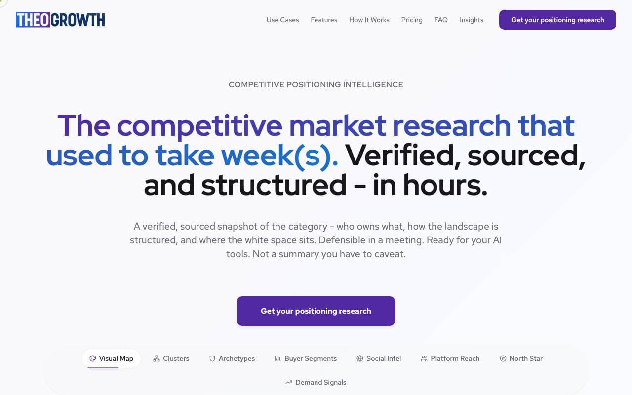 THEO interface preview