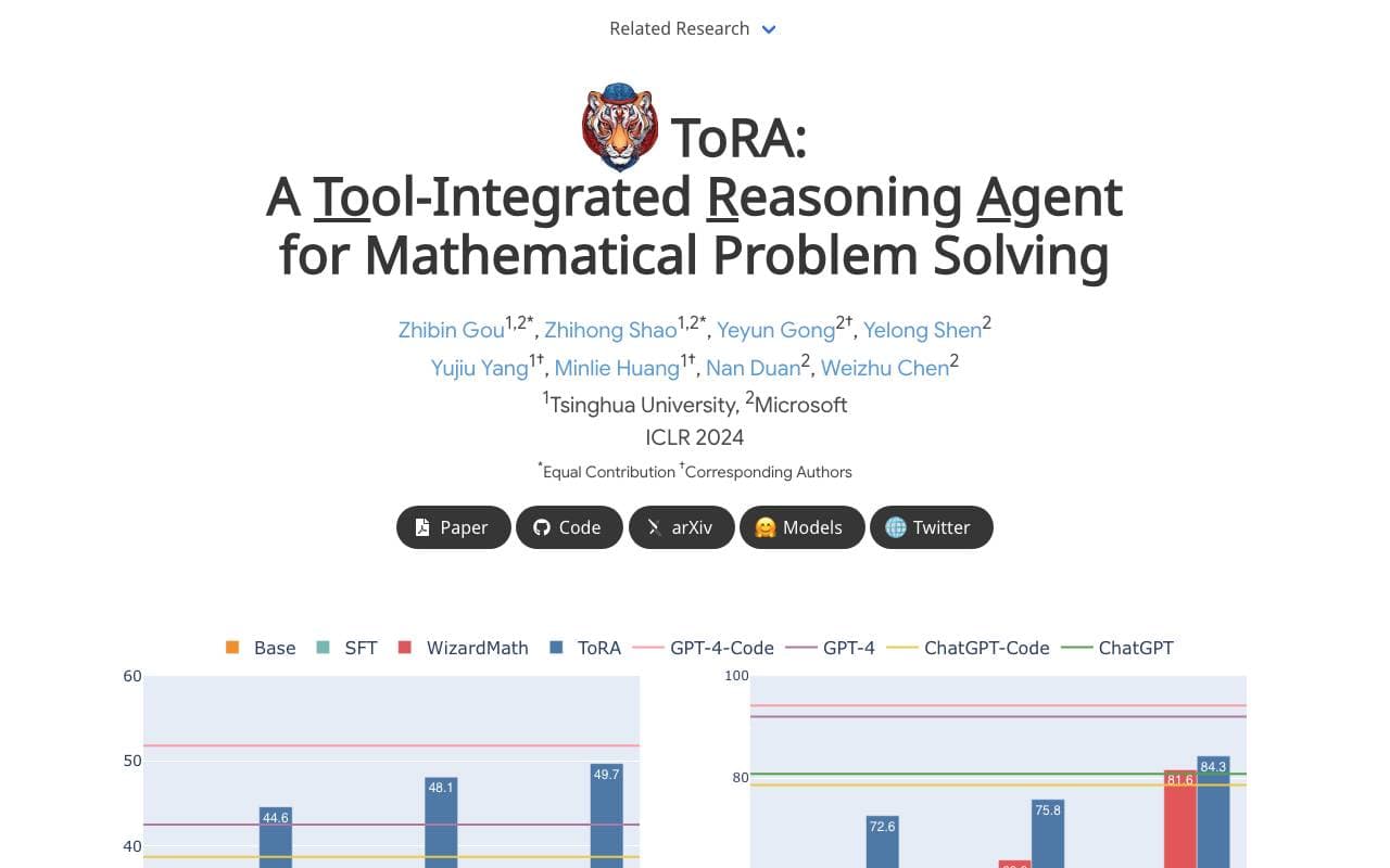 ToRA interface preview