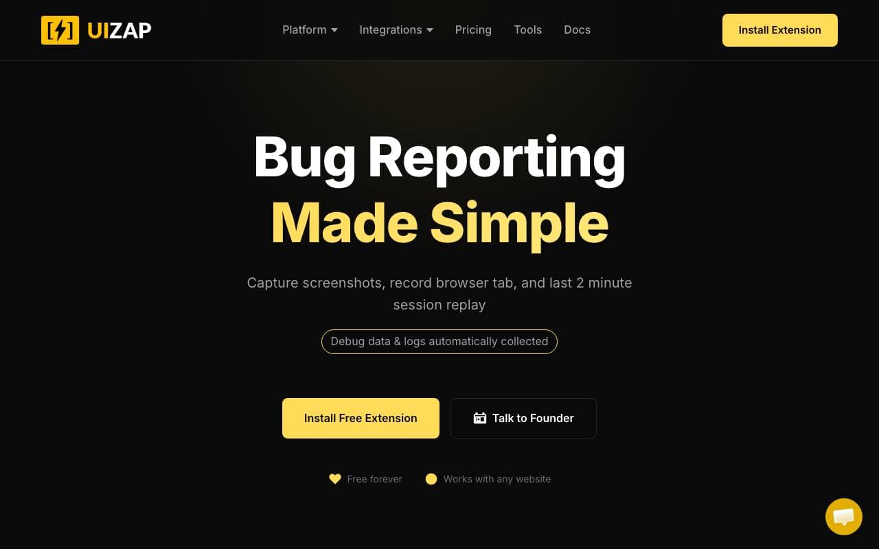 Uizap interface preview