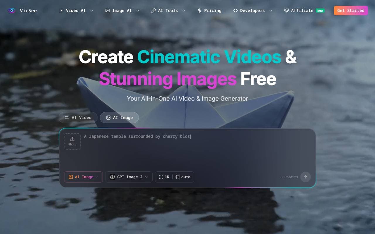 VicSee interface preview