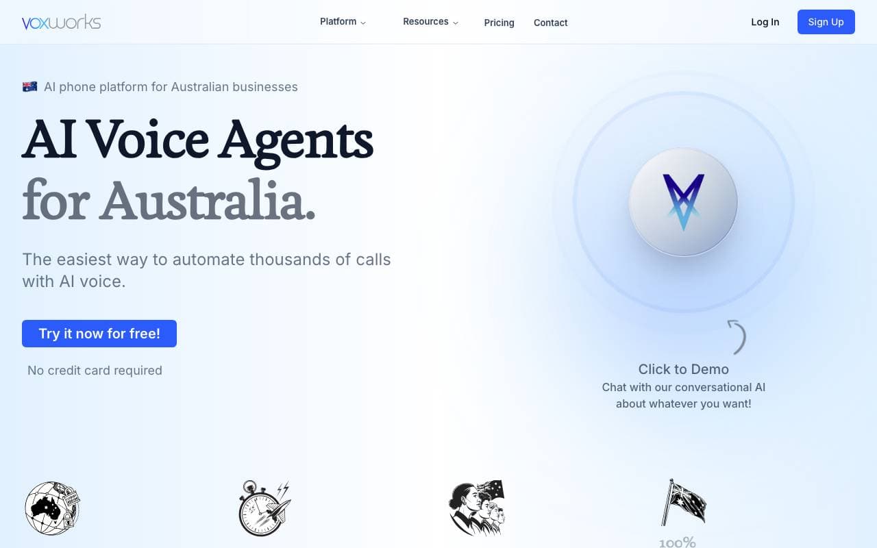 Voxworks interface preview