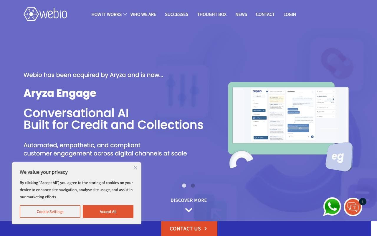 Webio interface preview
