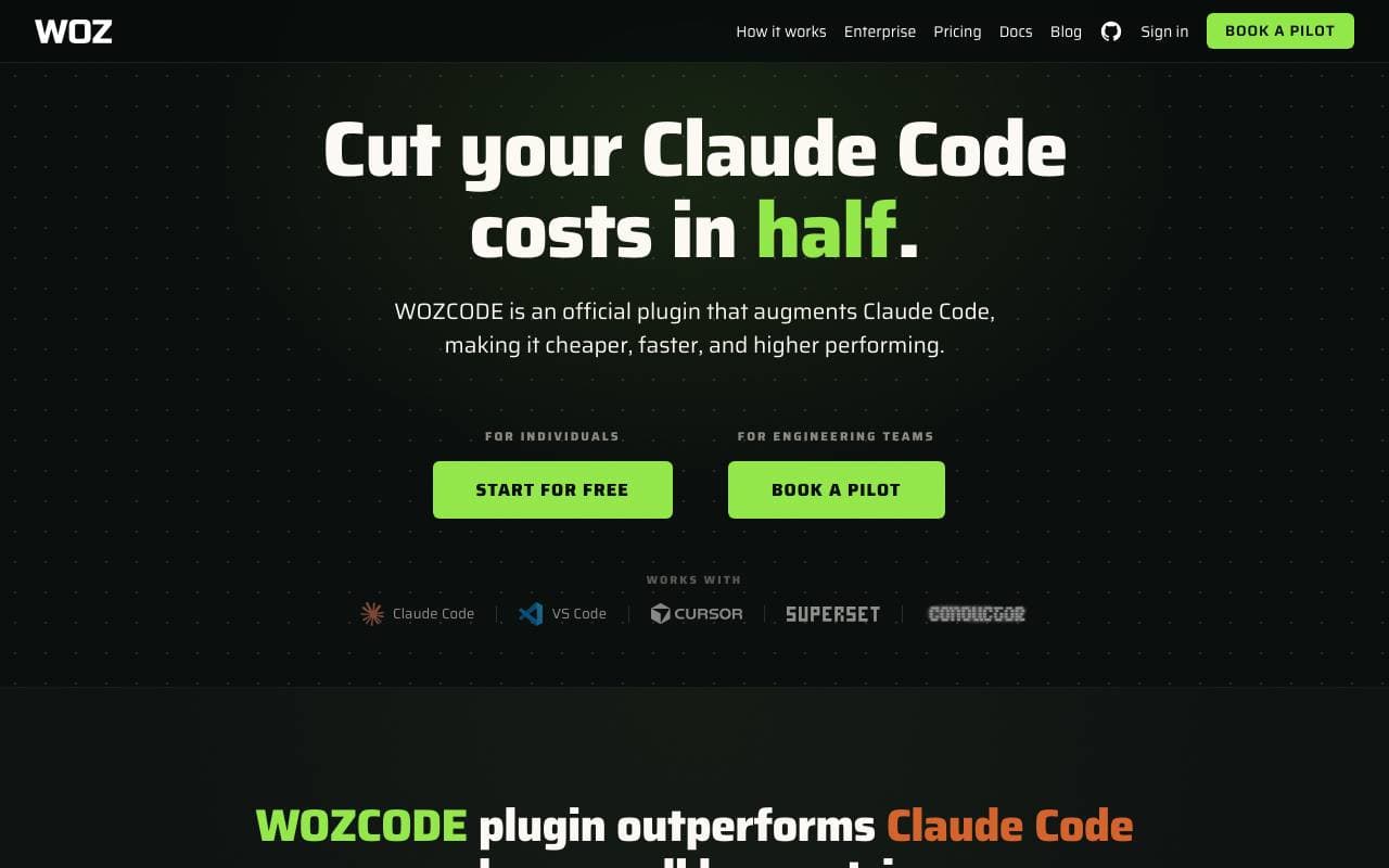 Woz interface preview