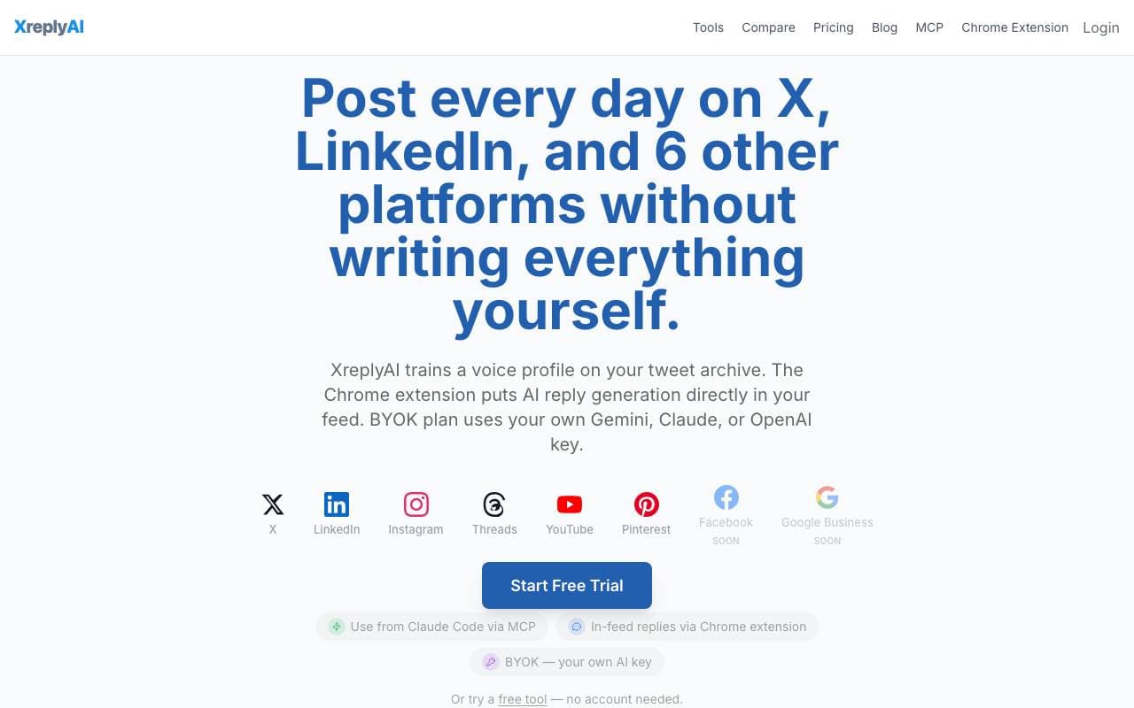 XreplyAI interface preview