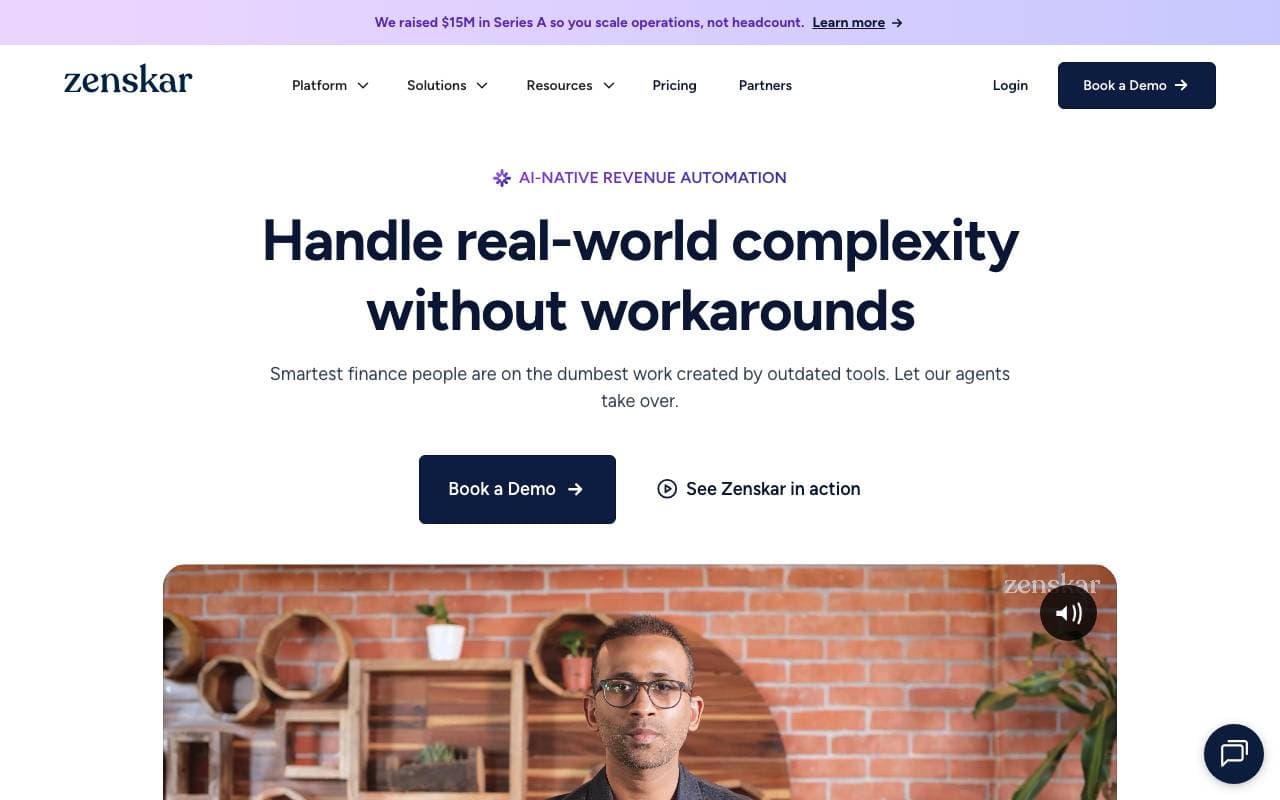 Zenskar interface preview