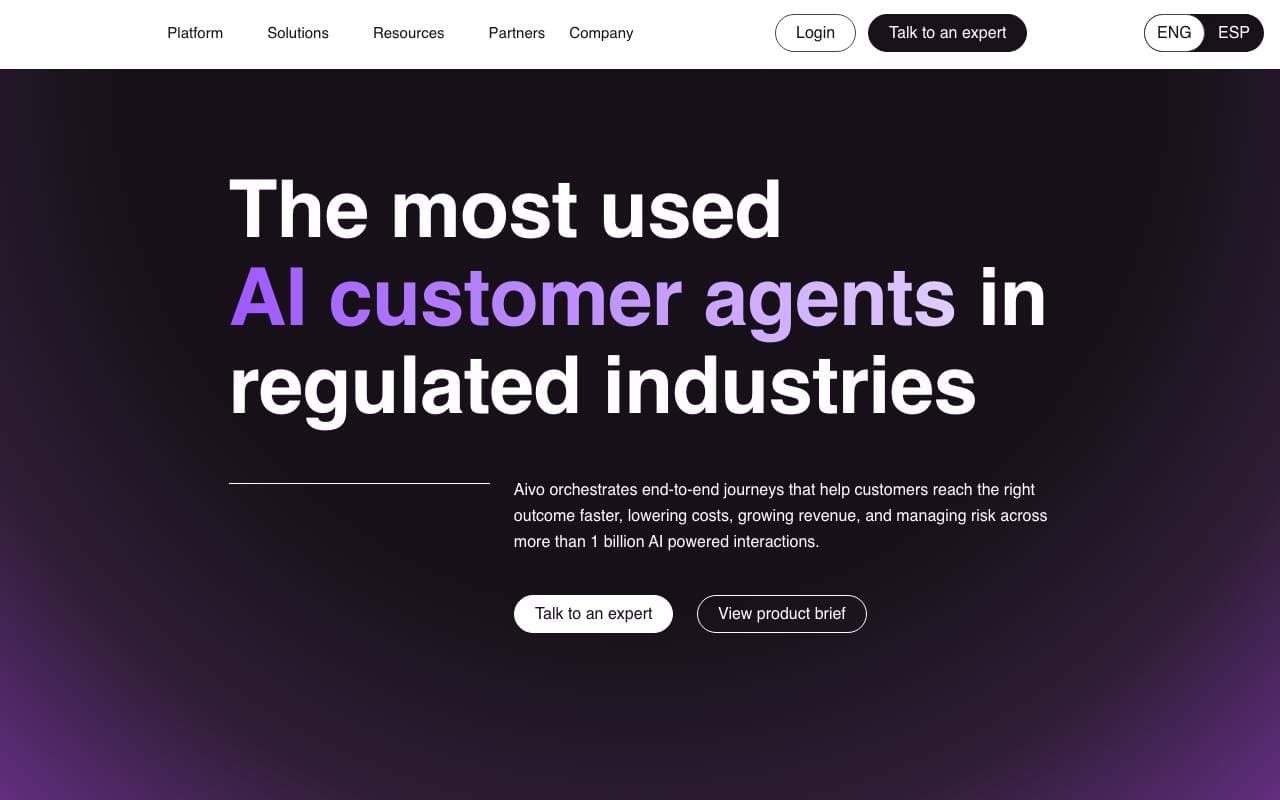 Aivo interface preview