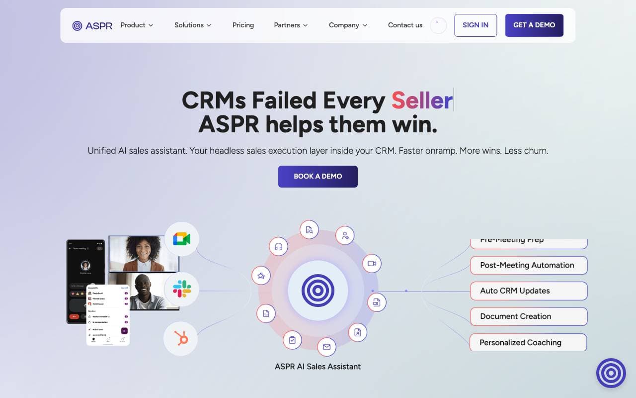 ASPR Sales Analyst AI interface preview