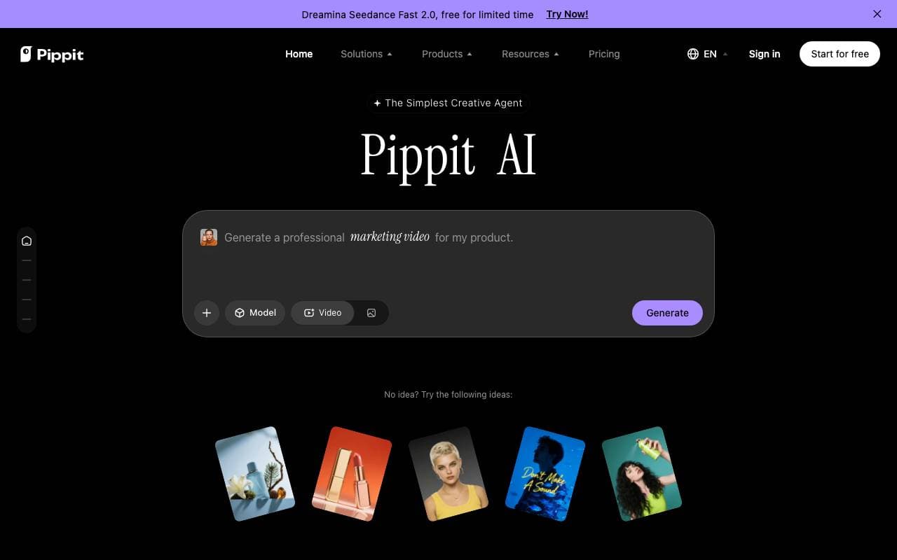 CapCut Commerce Pro interface preview