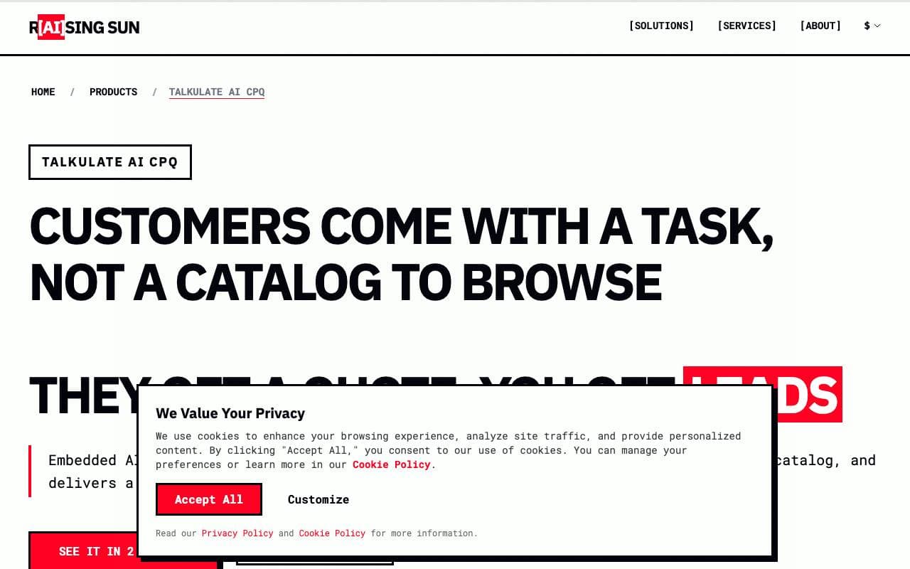 Co-Sales AI Configurator interface preview
