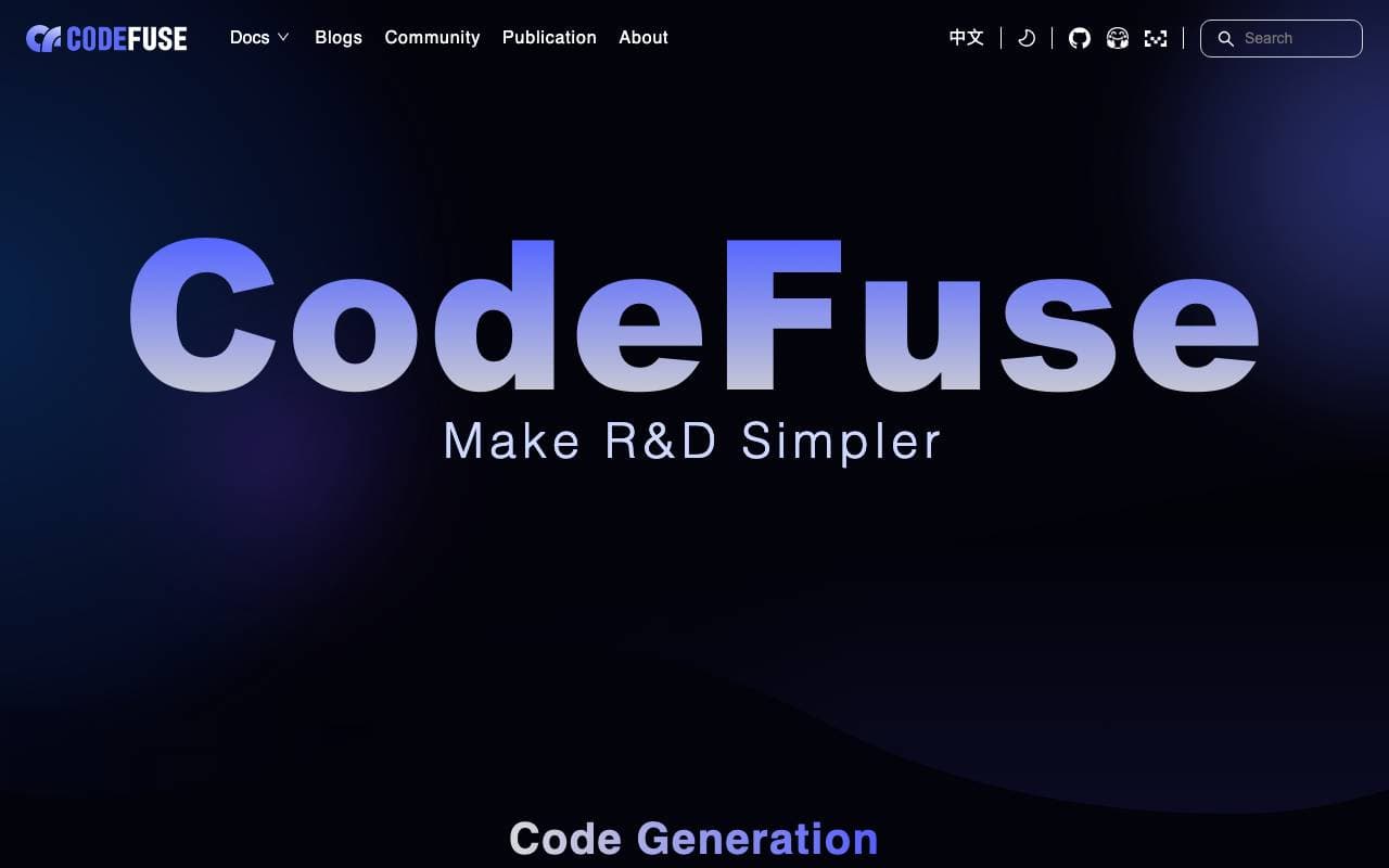 CodeFuse AI interface preview