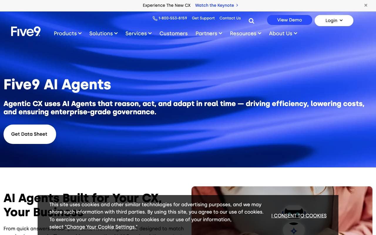 Five9 Agents interface preview
