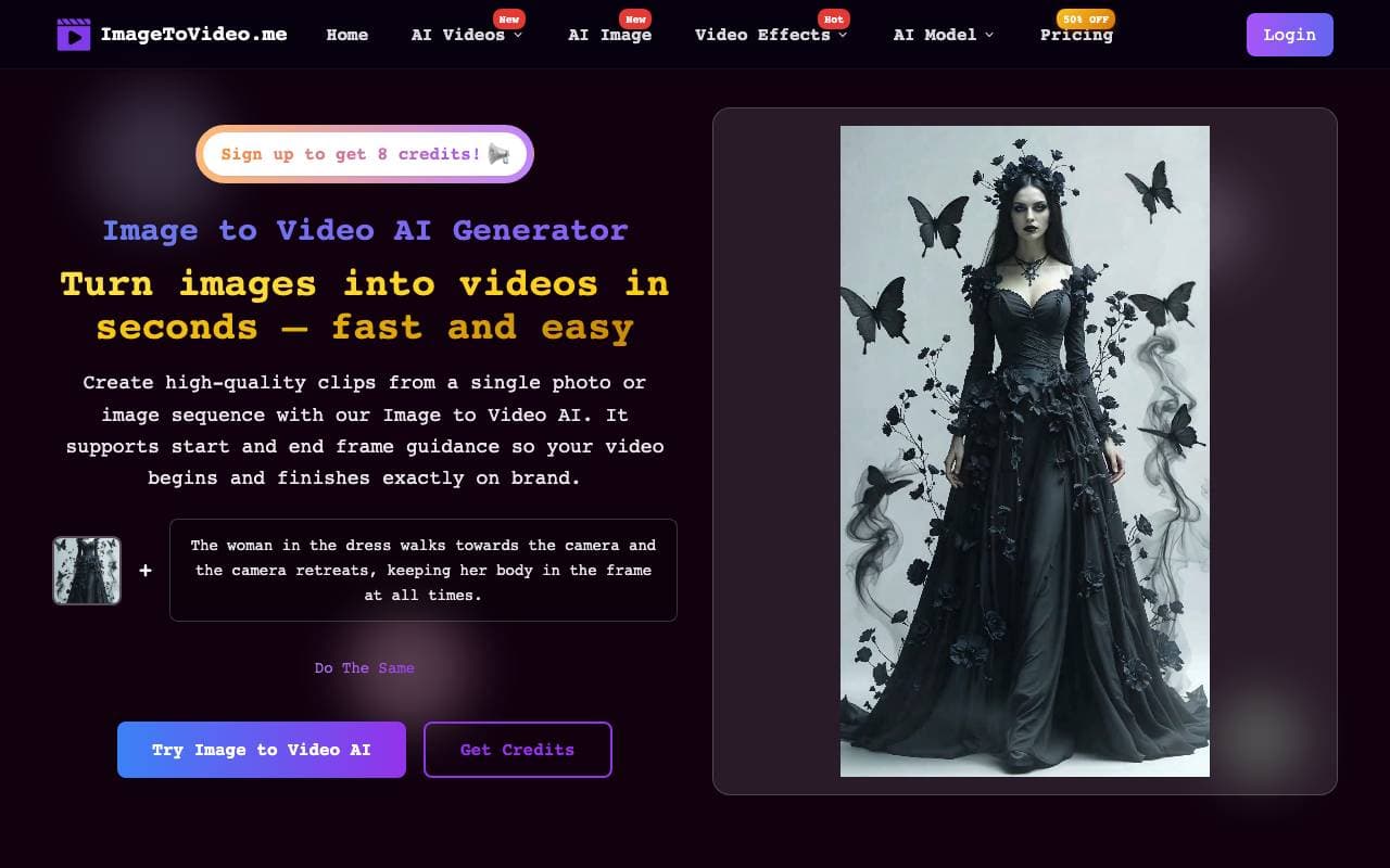 🎬 Image to Video AI - Where Static Images Come to Life, The New Era of AI Video Generation interface preview