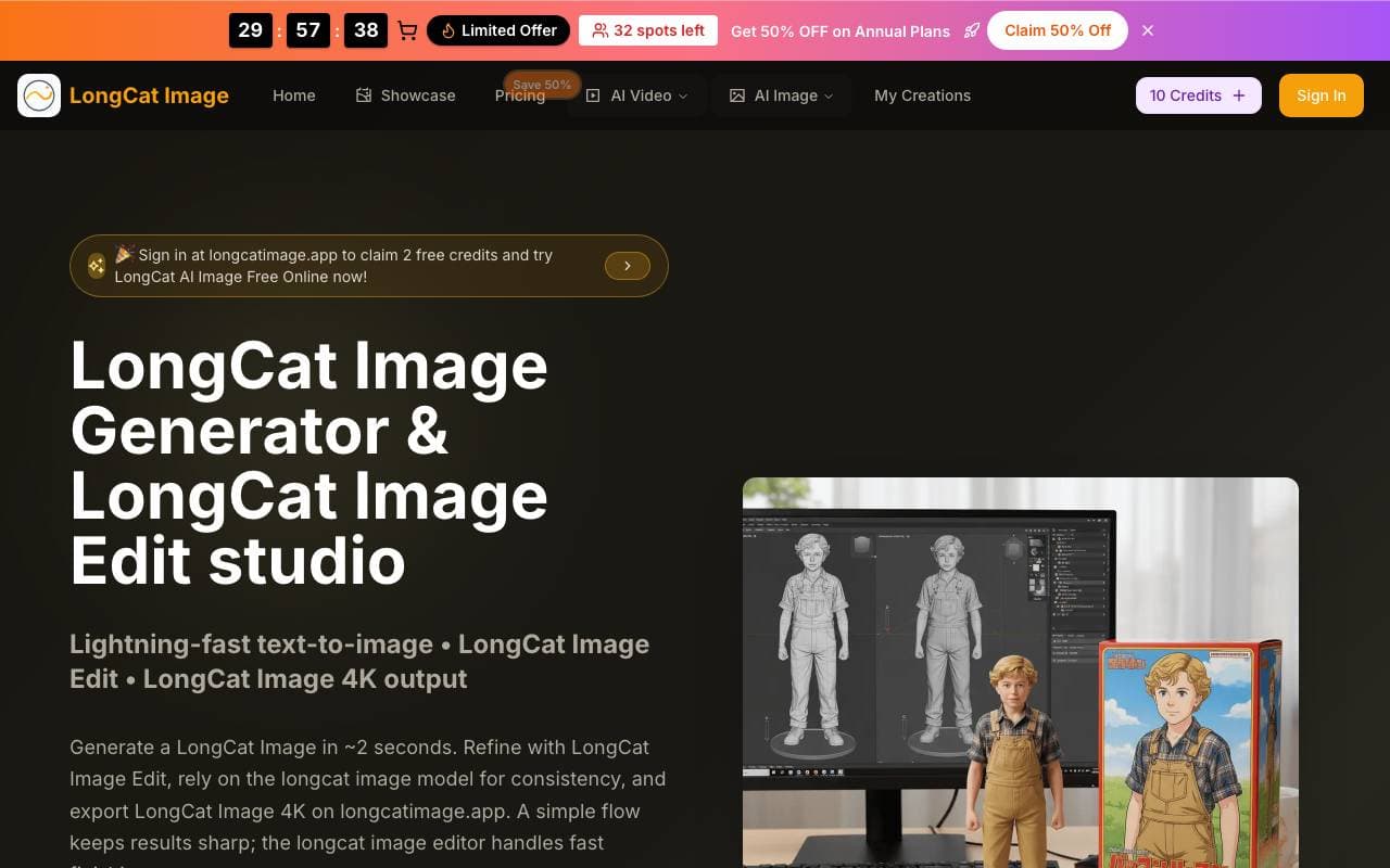 LongCat Image interface preview