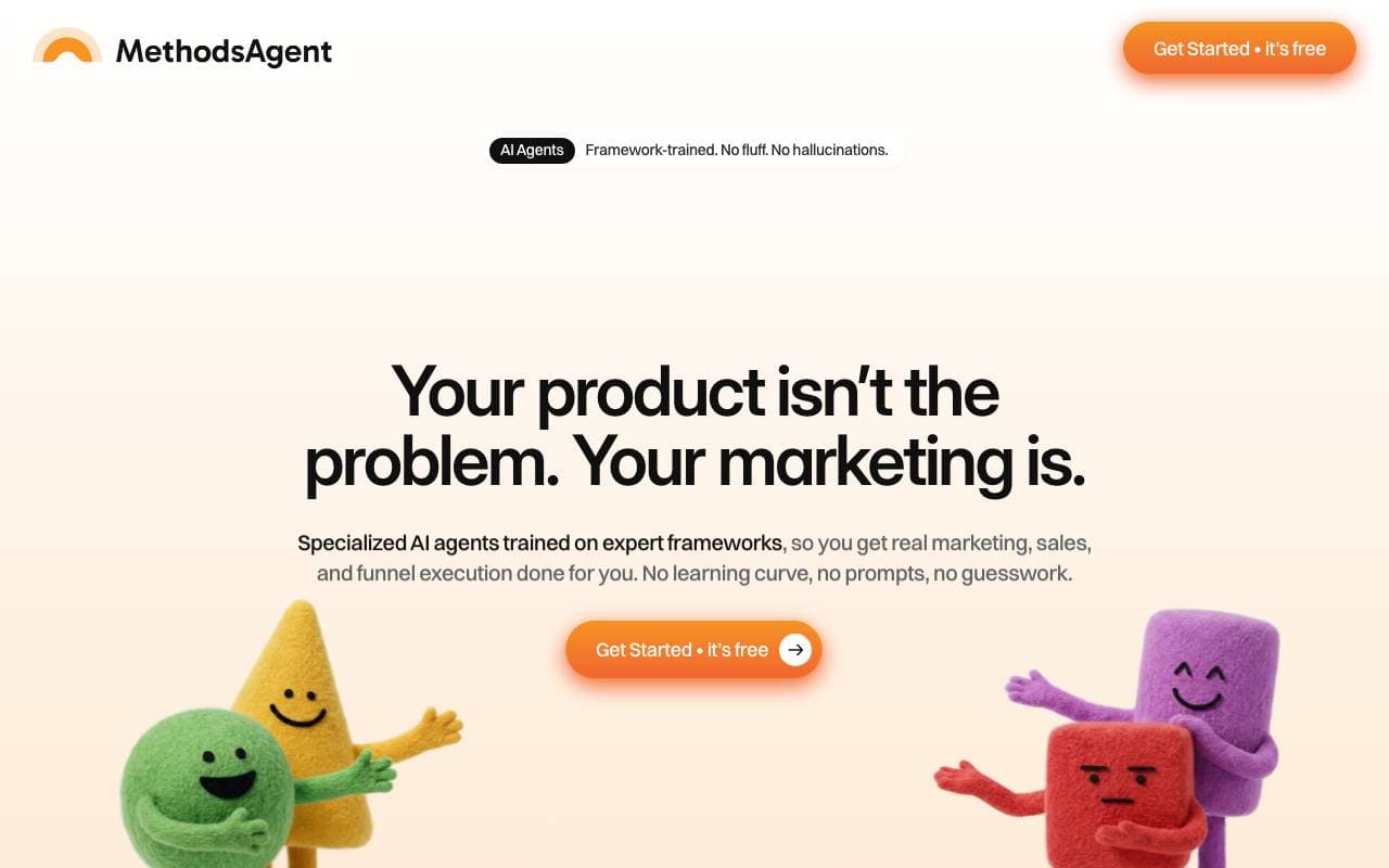 MethodsAgent interface preview