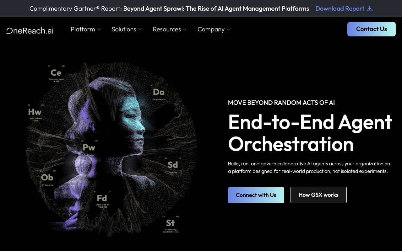 OneReach.ai interface preview