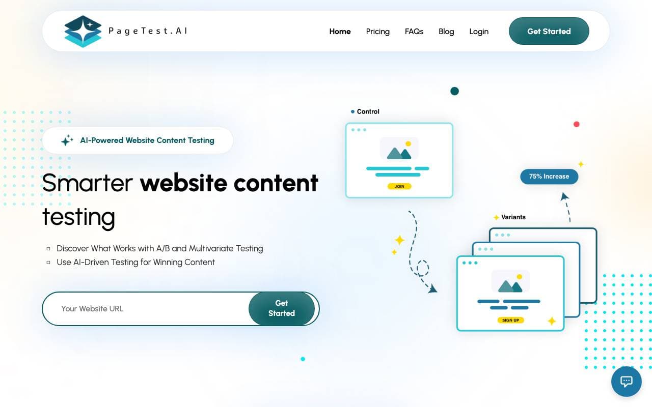 PageTest.AI interface preview