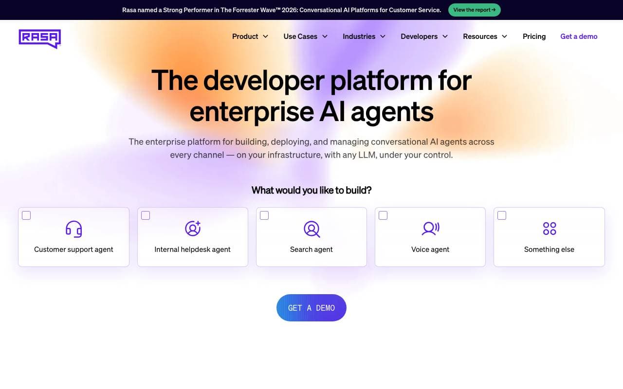 Rasa interface preview