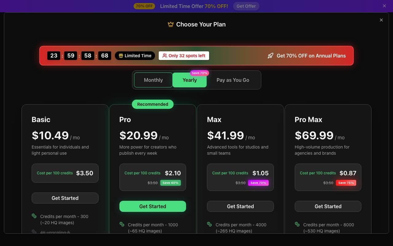 Seedream 4.5 – Free AI Image interface preview