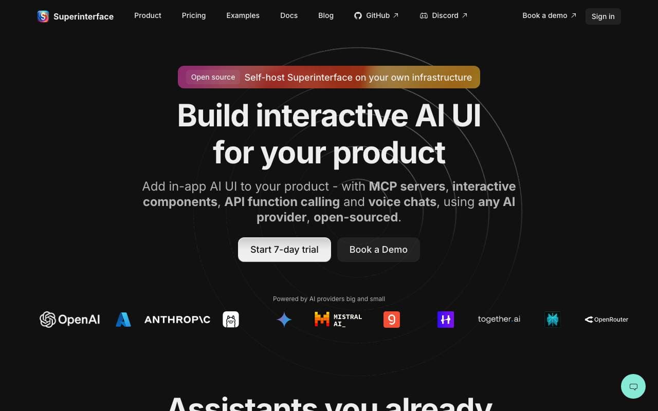 Superinterface interface preview